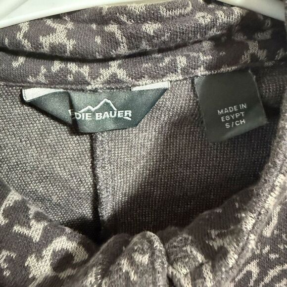 Eddie Bauer women’s small one/4 zip abstract floral pullover ￼ - Picture 3 of 5